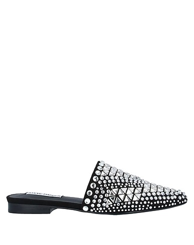 STEVE MADDEN Mules and clogs Black Textile fibres