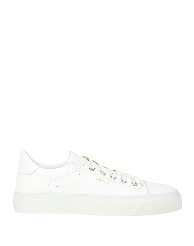 FURLA Sneakers HIKAIA LOW LACE-UP SNEAKER T. 20 
 Bianco Pelle