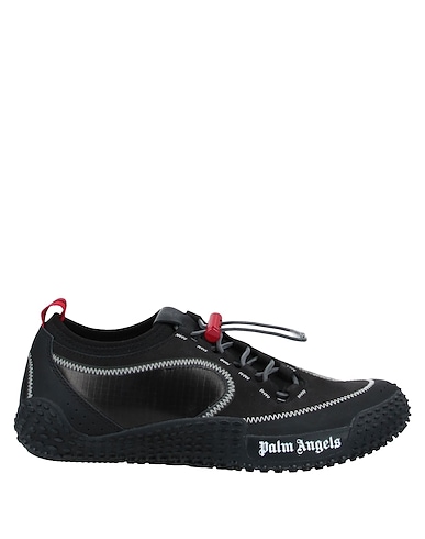 PALM ANGELS Sneakers Negro Piel, Fibras textiles