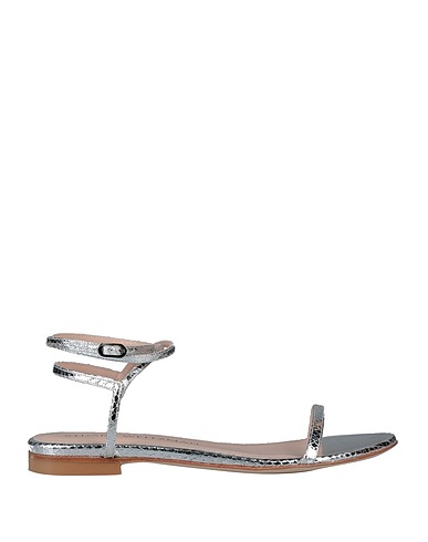 STUART WEITZMAN Sandals Silver Leather