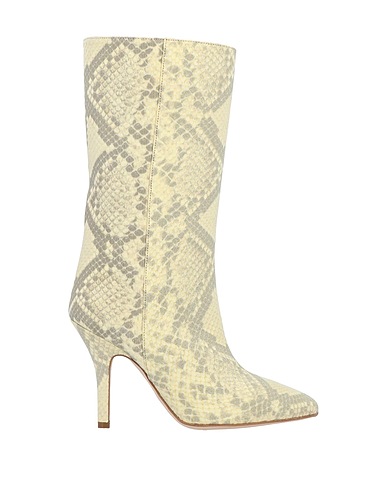 PARIS TEXAS Boots Pastel yellow Soft Leather