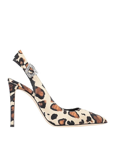 GIUSEPPE ZANOTTI Pump Beige Textile fibers