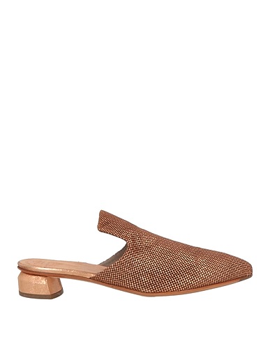 OFFICINE CREATIVE ITALIA Mules and clogs Copper Leather