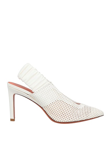 SANTONI Pump White Leather