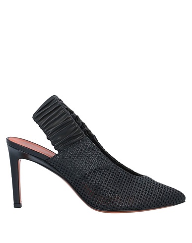 SANTONI Pump Black Soft Leather