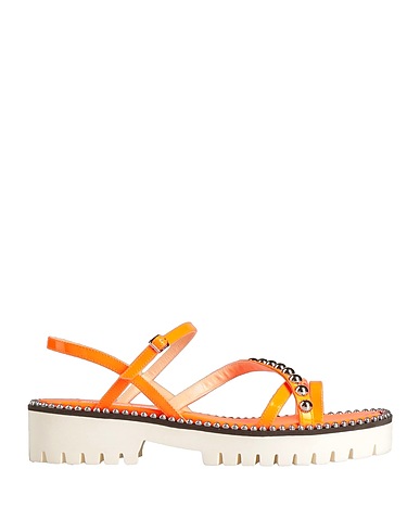 JIMMY CHOO Sandals Orange Leather