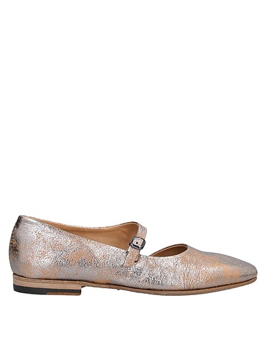 PANTANETTI Ballet flats Silver Soft Leather
