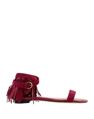 TOD'S Sandals Garnet Leather