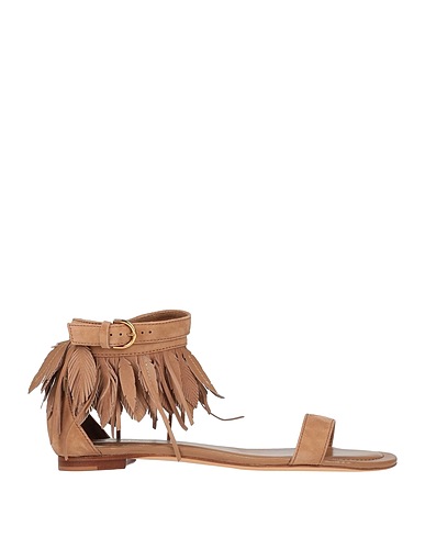TOD'S Sandals Khaki Leather