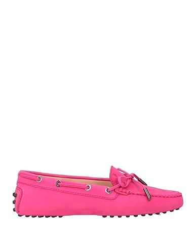 TOD'S Loafers Magenta Soft Leather