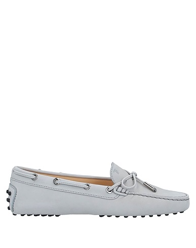 TOD'S Mocassino Grigio chiaro Pelle