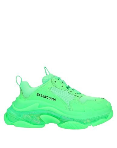 Balenciaga Green Triple S Sneakers In Light Green