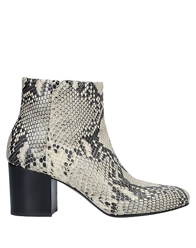 TWINSET Ankle boot Beige Leather