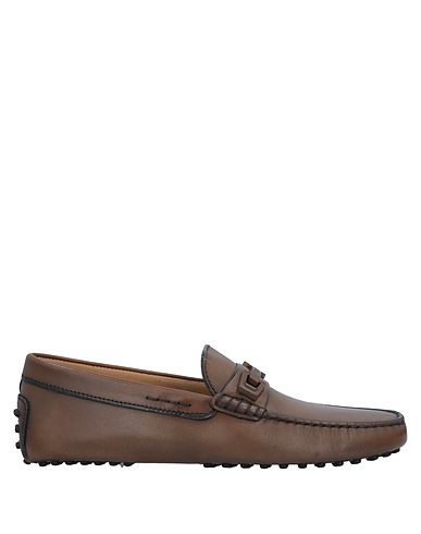TOD'S Mocassino Khaki Pelle
