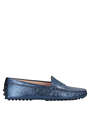 TOD'S Loafers Midnight blue Soft Leather