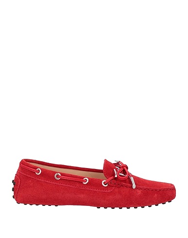 TOD'S Mocassino Rosso Pelle