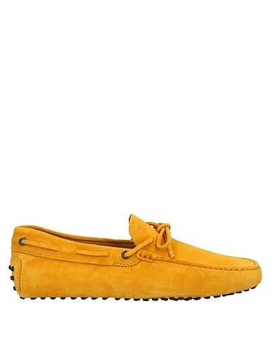 TOD'S Mocassins Jaune-orange Cuir