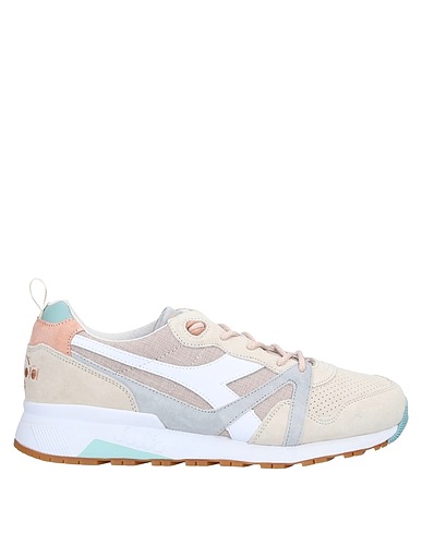 DIADORA HERITAGE 스니커즈 베이지 가죽, 방직 섬유