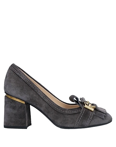 TOD'S Mocassino Piombo Pelle