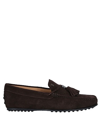 TOD'S Loafers Dark brown Leather
