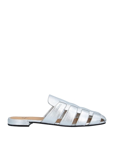CHURCH'S Mules and clogs Silver Soft Leather