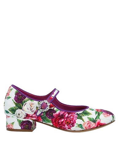 DOLCE&GABBANA Ballerine Malva 56% Viscosa, 44% Cotone