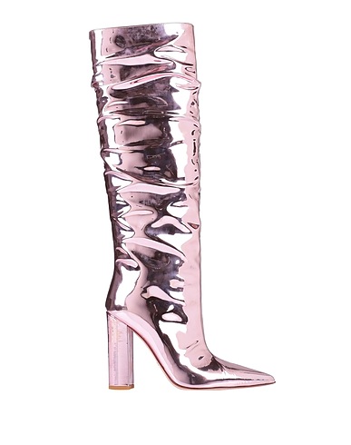 ELISABETTA FRANCHI Boots Pink Soft Leather