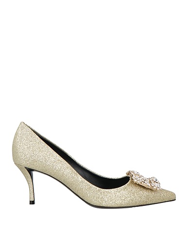 ROGER VIVIER Pump Platinum Leather