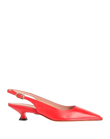 TOD'S Court Red Soft Leather