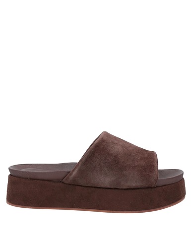HABILLÉ Sandals Chocolate brown Soft Leather