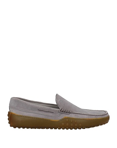 TOD'S Loafers Light grey Leather