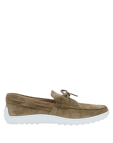 TOD'S Mokassins Khaki Leder