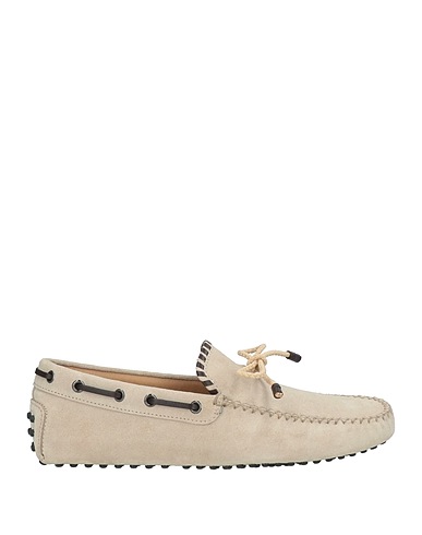 TOD'S Loafers Light grey Soft Leather