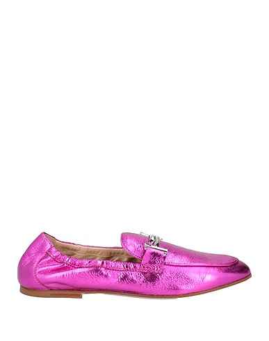 TOD'S Loafers Magenta Leather