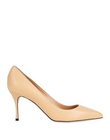 SERGIO ROSSI Court Beige Leather