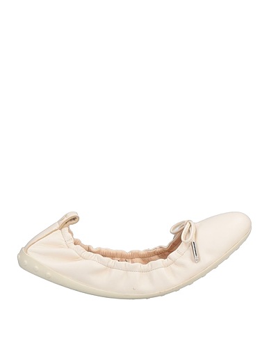 TOD'S Ballet flats White Leather