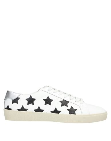 Saint Laurent Court Classic Sl/06 California Leather Sneakers In White