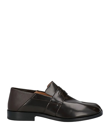 MAISON MARGIELA Loafers Dark brown Leather