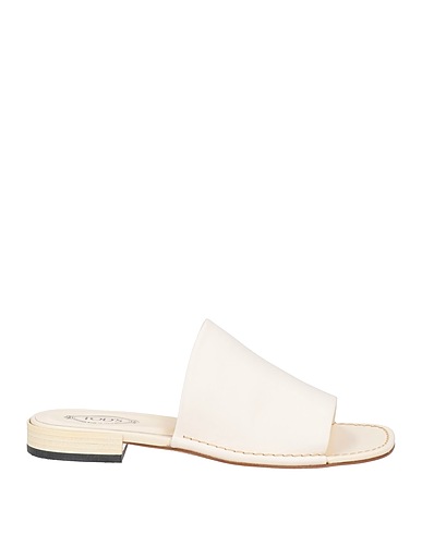 TOD'S Sandals Ivory Soft Leather