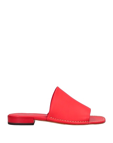 TOD'S Sandals Red Soft Leather