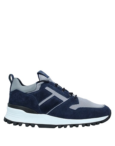 TOD'S Sneakers Midnight blue Textile fibres, Leather