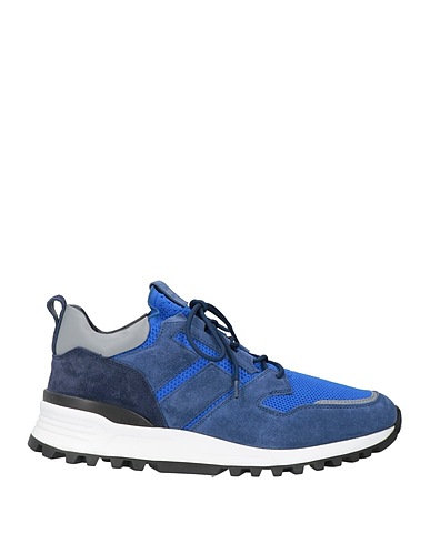 TOD'S Sneakers Navy blue Textile fibres, Leather