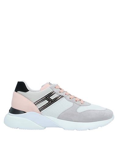 HOGAN Sneakers Grigio chiaro Pelle, Fibre tessili, Gomma
