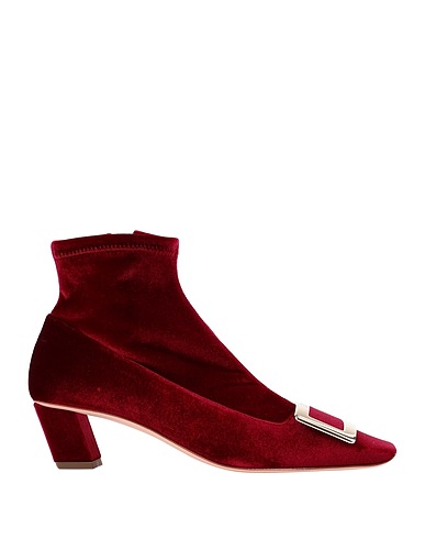 ROGER VIVIER Stiefelette Purpur Gewebefasern