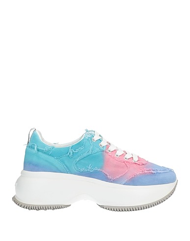 HOGAN Sneakers Sky blue Textile fibres