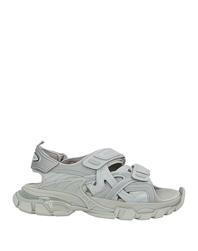 BALENCIAGA Sandals Grey Textile fibers, Rubber