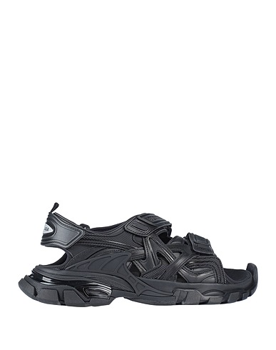 BALENCIAGA Sandals Black Textile fibers, Rubber