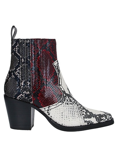 STEVE MADDEN Ankle boot White Textile fibres