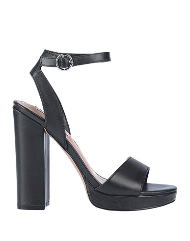 STEVE MADDEN Sandals Black Leather