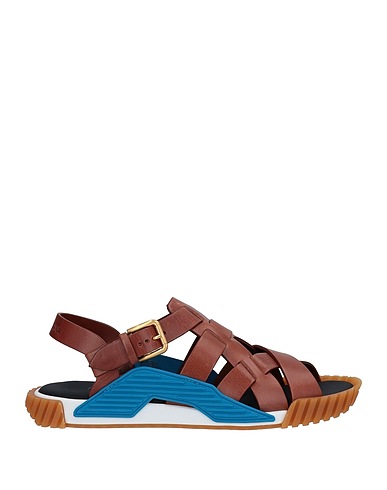 DOLCE&GABBANA Sandals Brown 100% Calfskin